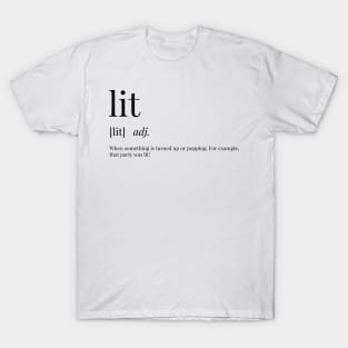 Lit Definition T-Shirt